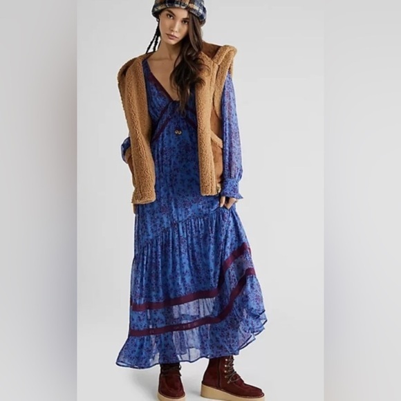 Free People Calloway Maxi Dress in Size XS, NWT - Picture 1 of 6
